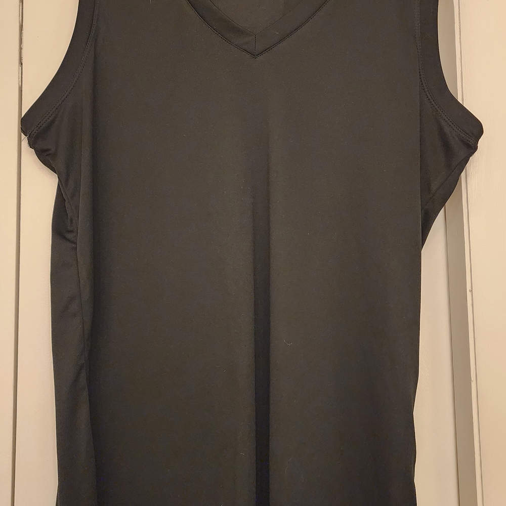 Classic Black Sleeveless Women's Top